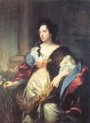 Hyacinthe Rigaud Portrait of Marie Cadenne oil